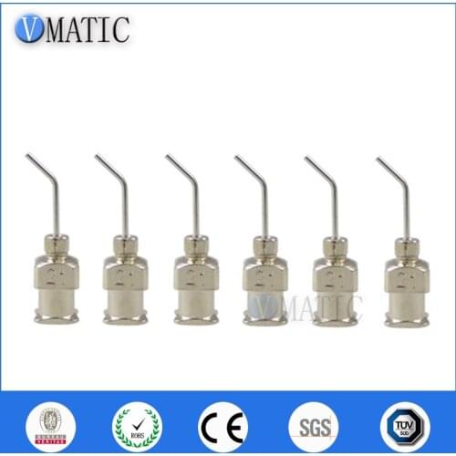 Free Shipping 12Pcs 1/2'' Inch 21G 45 Degree Bent Stainless Steel Dispensing Needle