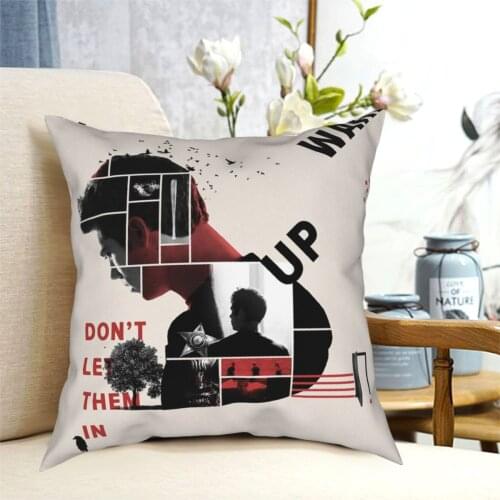 Dylan O'Brien Pillowcase Soft Polyester Cushion Cover Decorations Wake Up Teen Wolf Throw Pillow Case Cover Home Zipper 18