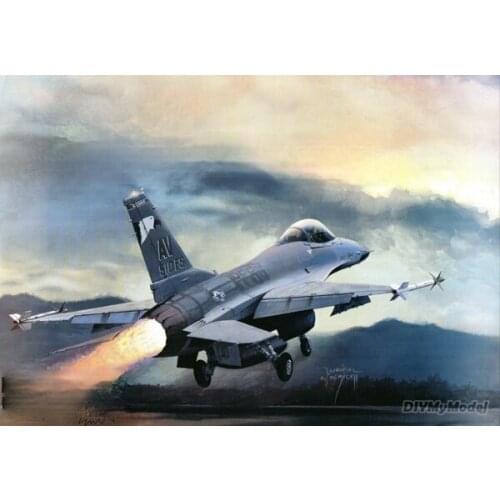 DIYMyModeI USAF16 Falcon jet multi purpose fighter DIY Handcraft Paper Model KIT Handmade Toy Puzzles Gift Movie prop