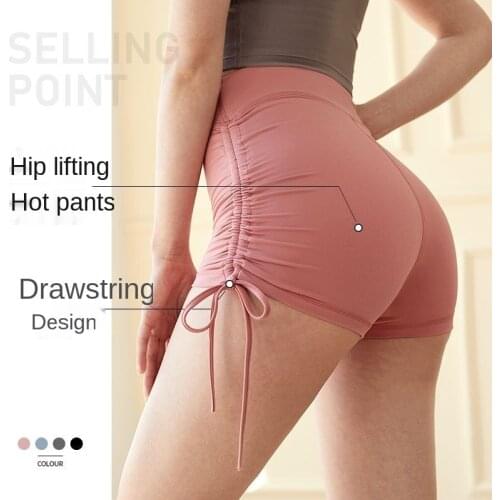 Breathable Athletic Gym Workout Fitness Running Clothing New Type Of Corded Womens Sports Shorts High Waist Yoga Sport Leggings