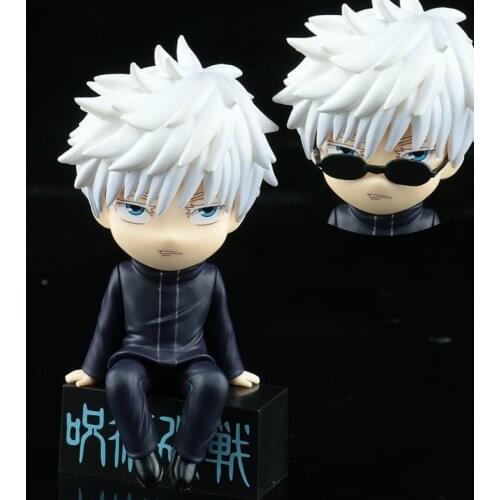 Anime Jujutsu Kaisen Figure Gojo Satoru Q Version Itadori Yuji PVC Action Figure Megumi Nobara Satoru Figure