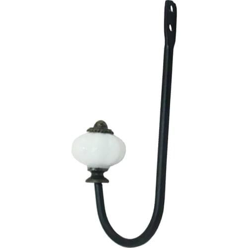 Hot Selling Universal European Style Ceramic Head Door Wall Hooks Holder Key Towel Clothes Coat Hat Hanger