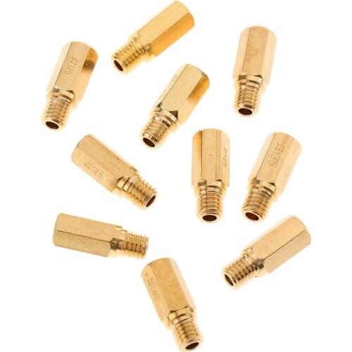 10 Sets M5 x 0.8mm Motorcycle Carburetor Main Jets For PWK KOSO KEIHIN OKO 100 - 140