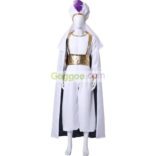 Prince Jasmine And The Magic Lamp Cosplay Costume