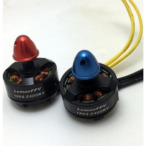 LemonFPV 1804 2400KV CW CCW Micro Size Outrunner Brushless Motor for 200-330mm multirotor helicopters