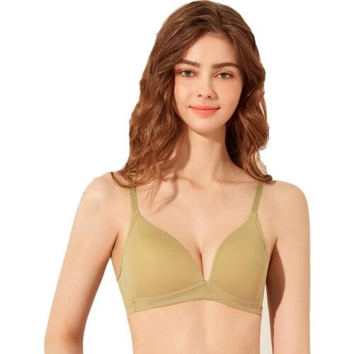 Summer Seamless Women Bra Soft Breathable Thin Cup Sexy Lingerie Fashion Adjusted Bra Female A B Cup Push Up Underwear Bralette