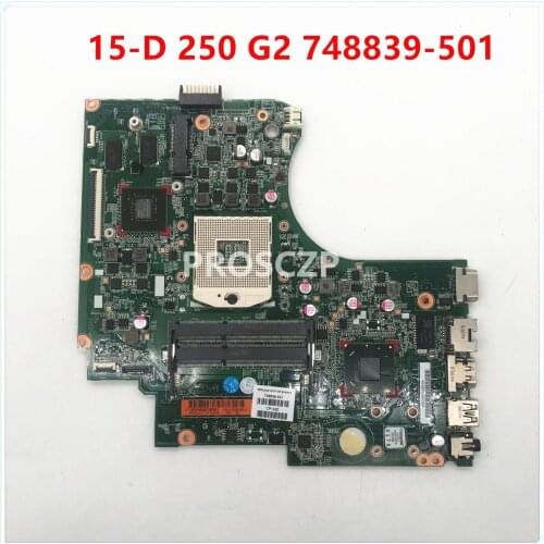 For HP 15-D 15-D059SR Motherboard 748839-001 748839-501 250 G2 GT820M 1GB DDR3 100% Full ]Working well