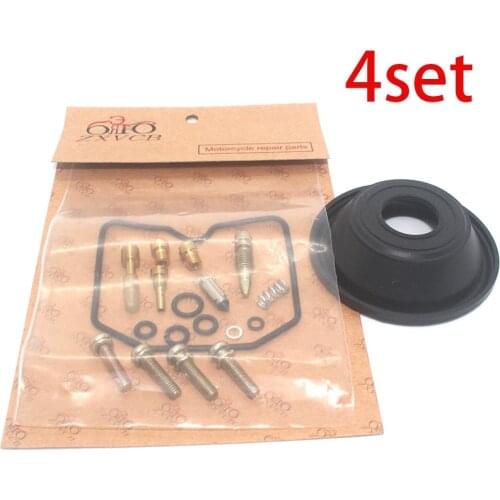 4set for GPZ900R Ninja ZX900A 1986-1992 GPZ900 R ZX900 Motorcycle carburetor repair kit plunger diaphragm