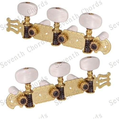 A Set of Gold String Tuners Tuning Pegs Keys Machine Heads for Acoustic guitar accessories parts Musical instrument