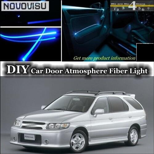 NOVOVISU For Nissan R'nessa / Altra EV Export interior Ambient Light Tuning Atmosphere Fiber Optic Band Lights Door Panel