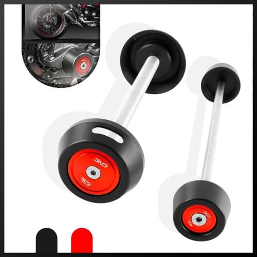 Motorcycle Front Rear Axle Fork Wheel Protector Crash Slider For Ducati Multistrada 1200 2010-2018 Multistrada 1260 2019-2020