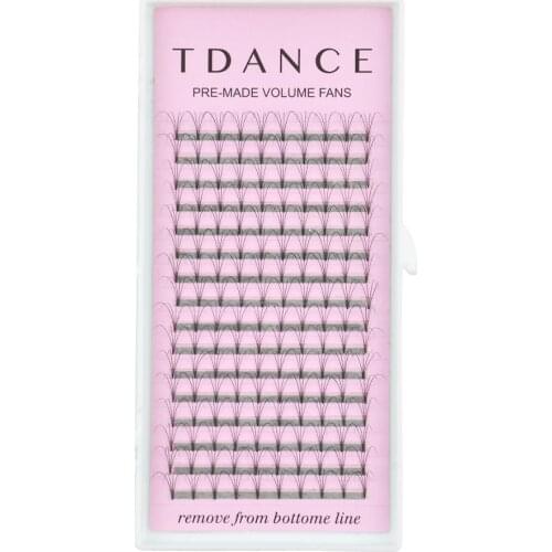 TDANCE 16 Lines Premade Volume Fans 3D/4D/5D/6D/7D Lash Russian Volume Eyelash Extensions Pre Made Lash Extension Faux Mink Lash