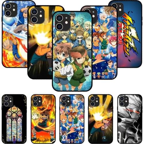 For iPhone 11 12 8 Plus Mini Pro X XR XS Max 4 5 7 6 6S 8 SE Phone Case Black Cover Back 3D Funda Silicone nazuma Eleven Ares