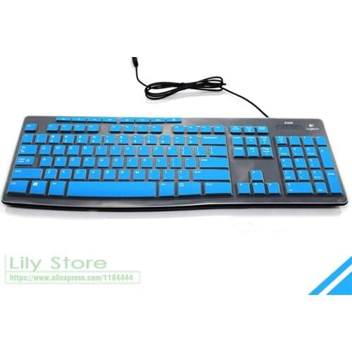 Silicone Dustproof mechanical keyboard Cover Protector For Logitech MK275 MK270 MK260 MK200 K200 K260 K270