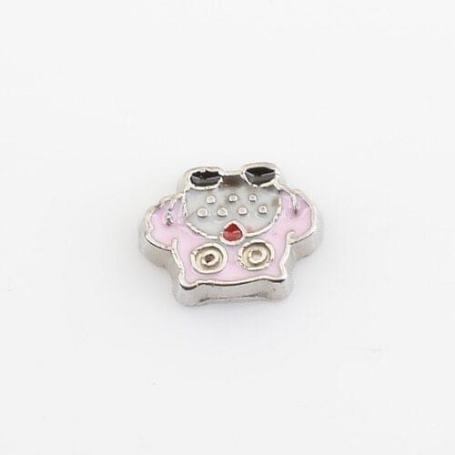 Owl, Floating charms,Fit floating charm lockets, FC0245