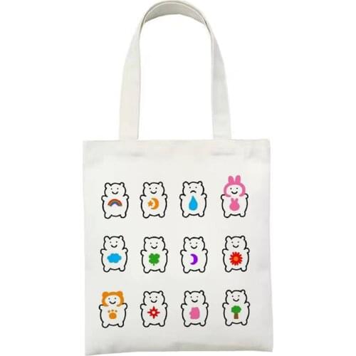 Brief Strokes Printing Pretty Bag Abstract Art High Quality Girls Handbag Eco Reusable Shopping Shoulder Grocery Store Tote Bag