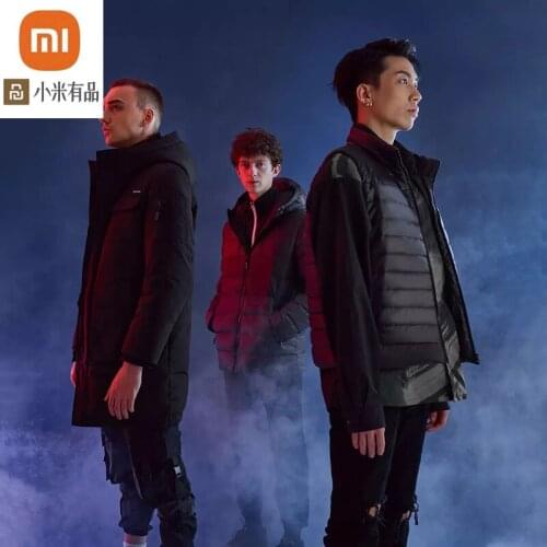 Youpin 90fen intelligent temperature control heating cotton feather jacket down jacket water repellent 40w fast charge mode