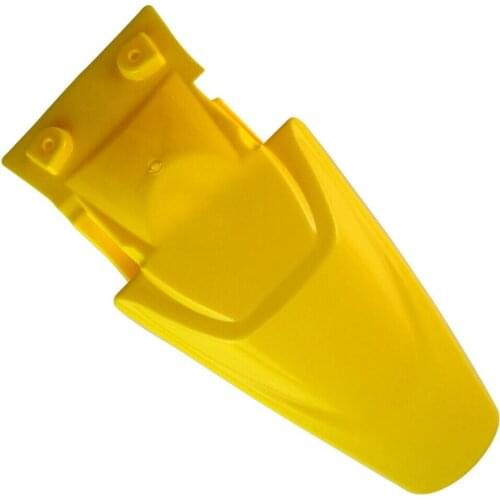 Yellow Background Plastics Rear Fender for KAWASAKI KLX 110 KX65 Pit Dirt Bike