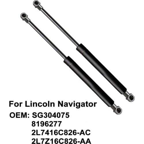Tailgate Gas Spring Strut Lift Cylinder Support 2L7416C826-AC 2L7Z16C826-AA SG304075 6306 8196277 for Lincoln Navigator 2pcs