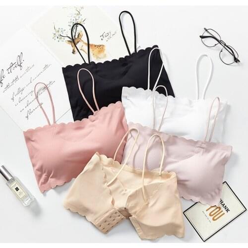 3D Sexy Lingerie Seamless Sport Bra U Type Backless Strapless Top Bra Push Up Bralette Brassiere Women Underwear GX6646