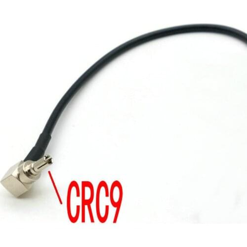 100pcs FME Male Plug To CRC9 Right Angle Connector RG174 Cable Pigtail