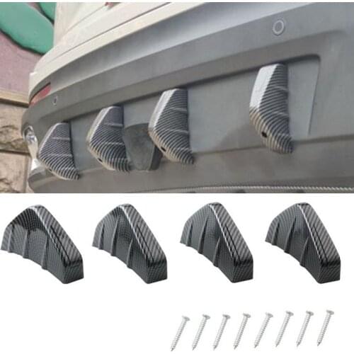 2020 universal car rear spoiler diffuser for Audi Q3 Q5 SQ5 Q7 A1 A3 S3 A4 S4 RS4 RS5 A5 A6 S6 C6 C7 S5 A7 S7 A8 TT TTS RS3-RS6