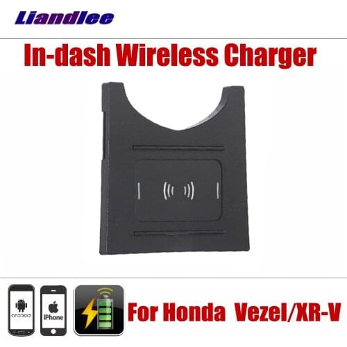 Accessories Car Wireless Charger In-dash For Honda Vezel/XR-V 2015 2016 2017 2018 Dashboard Drawer Storage Box Phone Holder