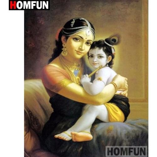 HOMFUN Full Square/Round Drill 5D DIY Diamond Painting "character" Embroidery Cross Stitch 5D Home Decor Gift A16391