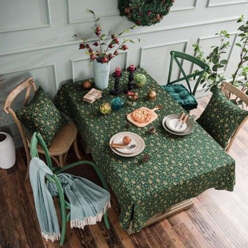 Angelmarry Linen Tablecloths On The Table