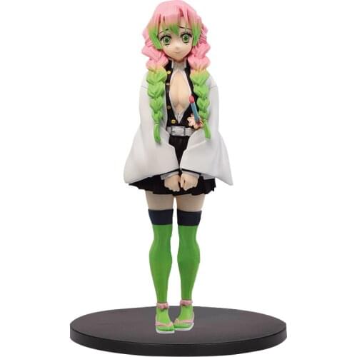 2021 Anime Figurine Model Demon Slayer Kimetsu No Yaiba Kanroji Mitsuri Figures PVC Model Toys