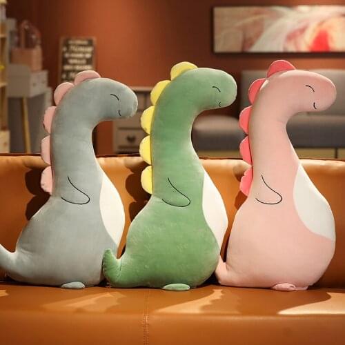 Kawaii Cotton Goose Dinosaur Stuffed Toys Animal Duck Baby Accompanying Dolls Plush Comfort Soft Pillow Nordic Home Decor Gift
