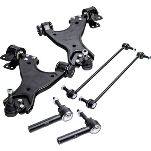 For GMC Acadia For Buick Enclave 3.6L Suspension Tie Rod Ends Sway Bars Control Arms Kit For CHEVROLET TRAVERSE 2009 - 2015