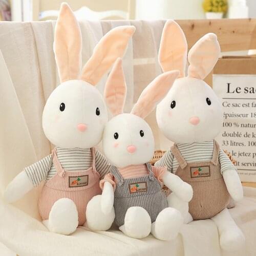Rabbit Elephant and Monkey Plush Doll Toys for Girl Rabbit Fox Cute Animal Owl Unicorn Cat Ladybug With Tag 75cm