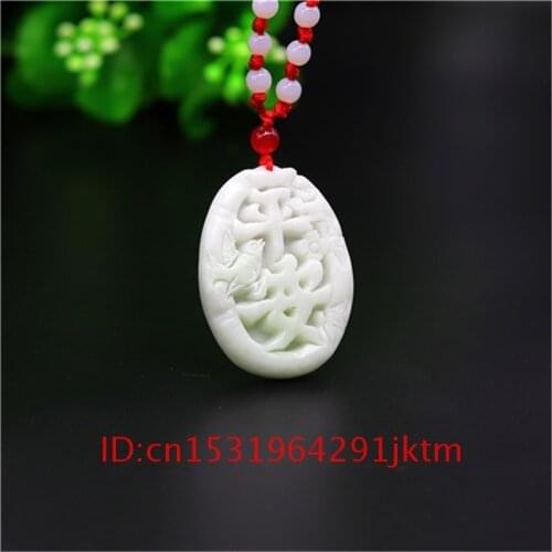 Accessories for Gifts Charm Pendant Chinese Women Men Necklace Hand-Carved Natural Jewelry Jade Fashion Pigeon Amulet White Bird