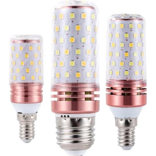2018 NEW LED Bulb Ampoule E14 E27 Led 220V Corn Bulb 12W 16W Fire Lamp Bombillas Chandelier LED Candle Light Spotlight Decoratio