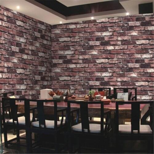 Beibehang Natural stone design brick wall wallpaper Stone Rock Effect Vinyl Wall paper Roll wall paper papel de parede 3d