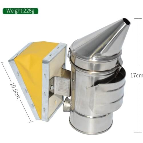 Beekeeping Mini Smoker Stainless Steel Manual Bee Smoker Transmitter Kit Beekeeper Beehive Smoke Sprayer Bee Tool Equipment