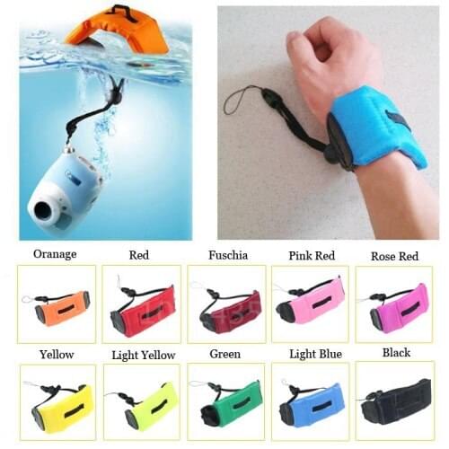 Diving Floating Wrist Strap Camera Float Hand Strap for Gopro Hero 5 3 4 for Xiaomi Yi 4K Camera SJCAM SJ4000