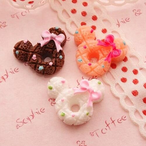 20pcs Diy Resin Flatback Headwear Kawaii Parts Simulation Scrapbooking Craft Food Play Cabochon Accessories For Embellishments