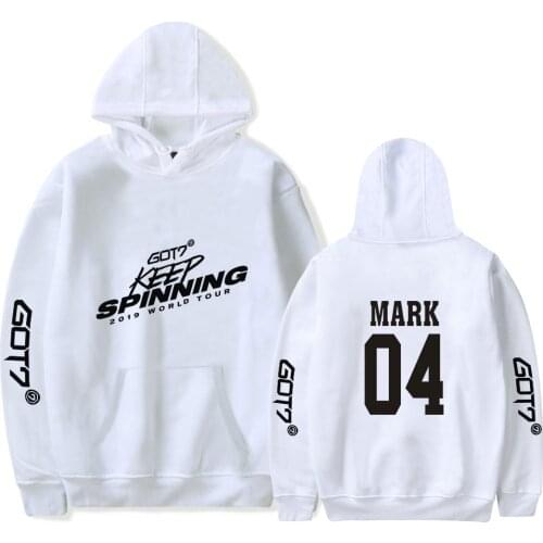 GOT7 WORLD TOUR Hoodies Sweatshirt Causal Men/women Pullover Fashion Plus Size Hoodie Mens Boys Tops GOT7 Sweatshirts Clothing