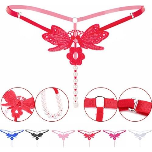6Colors Women Crotch Flirt briefs Clit Bead Vagina Stimulator Adult Game Sexy BDSM Tools Sex Toys Erotic Fetish Bdsm