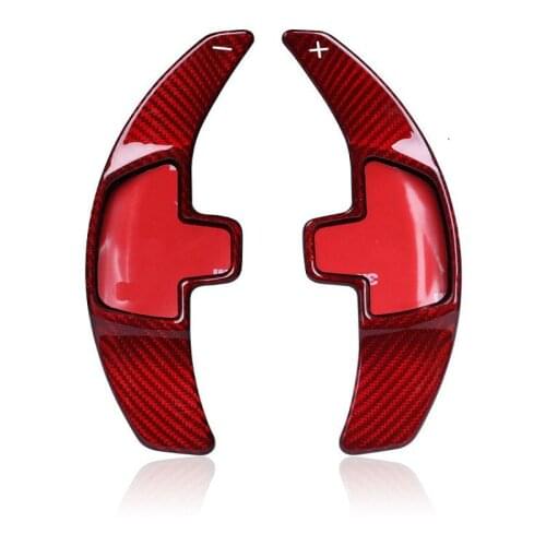YOOTOBO Carbon Fiber Steering Wheel Shift Paddle Extension Shifter Sticker For Mercedes Benz 2015 2016 E C S W205 GLC CLA Class