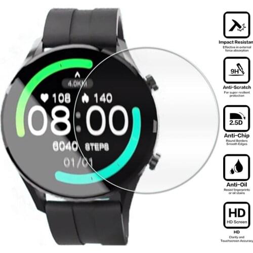 Smartwatch Tempered Glass Protective Film Guard For Xiaomi Imilab Smart Watch W12 Sport Full Screen Protector Cover Accessories