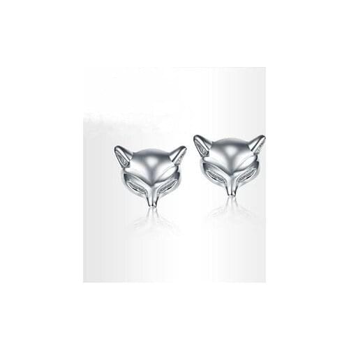 REETI 925 sterling silver fox Stud Earrings for Women Elegant Wedding Jewelry pendientes mujer moda 2019 Brincos