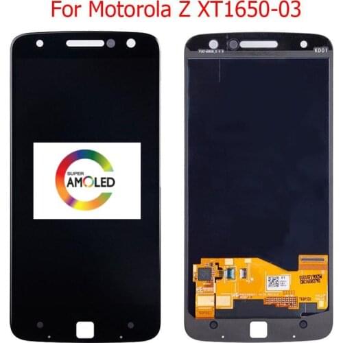 Suitable for Motorola Z Display 5.5" Moto Z XT1650-03 LCD touch screen display glass panel assembly original XT1650 AMOLED LCD