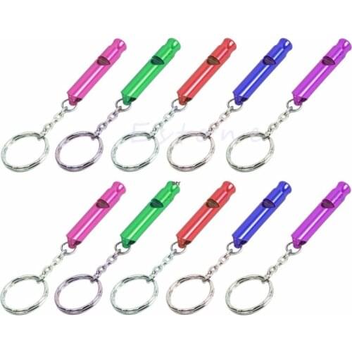 45*9MM Mini Aluminium Emergency Safety Whistle Keychain Lifesaving Whistle Safety & Surviva Tool LH01s INY