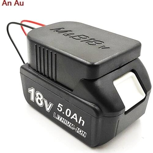 Adapter For MAKITA&BOSCH 18v Battery power mount connector adapter dock holder with 12 awg wires adapter