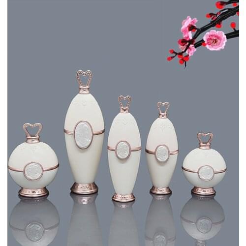 6pcs/pack Gold/White Acrylic Eye/Face Cream Jar 30/50/120ml DIY Luxury Empty Cosmetic Lotion Packing Container Sub Bottling