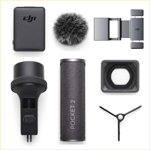DJI Pocket 2 Accessories For Do it all Handle Mini Control Stick Waterproof Case Wide Angel Lens Wireless Microphone In stock