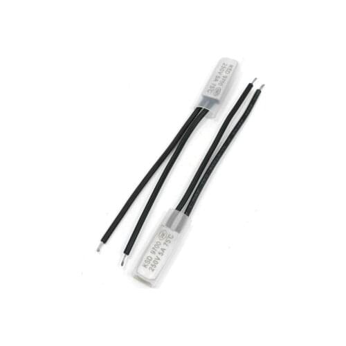 2 Pcs Bimetal Temperature Switch Thermostat 75 Degree Celsius NC KSD9700